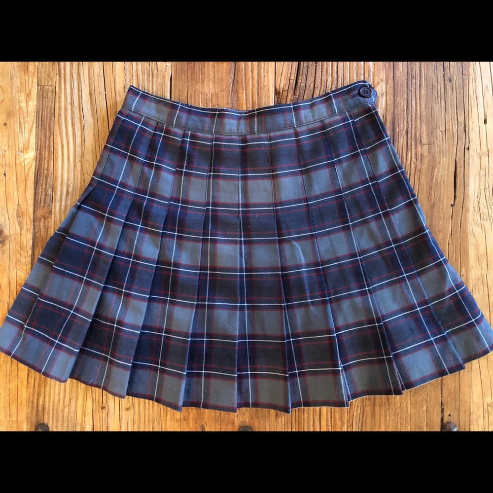 Blue Plaid Tennis Skirt!